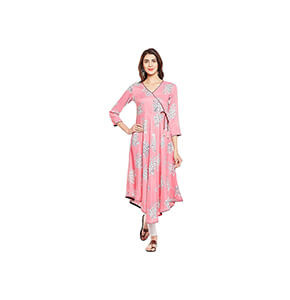 Georgette Sanober Pakistani Style Dress Pink